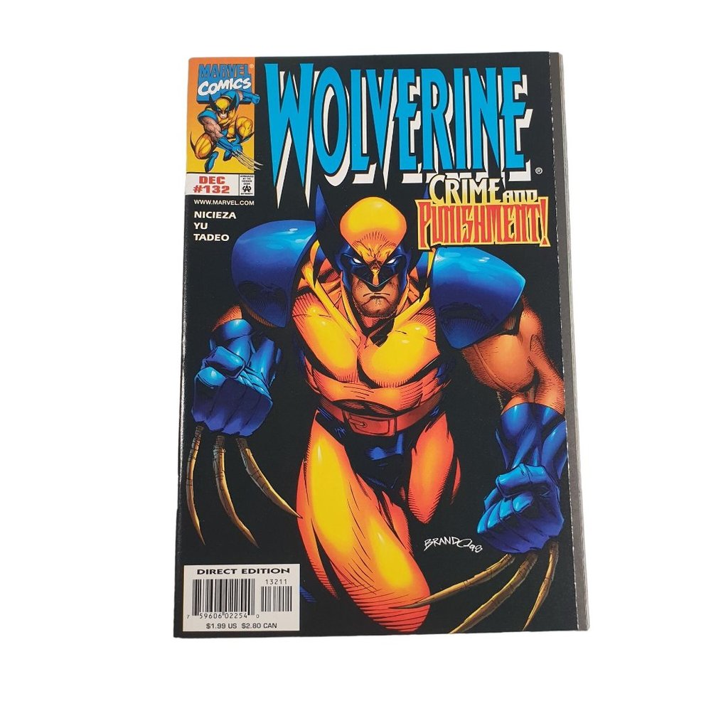 Wolverine Crime And Punishment 132 Marvel Comic Book Collector Bagged Boarded